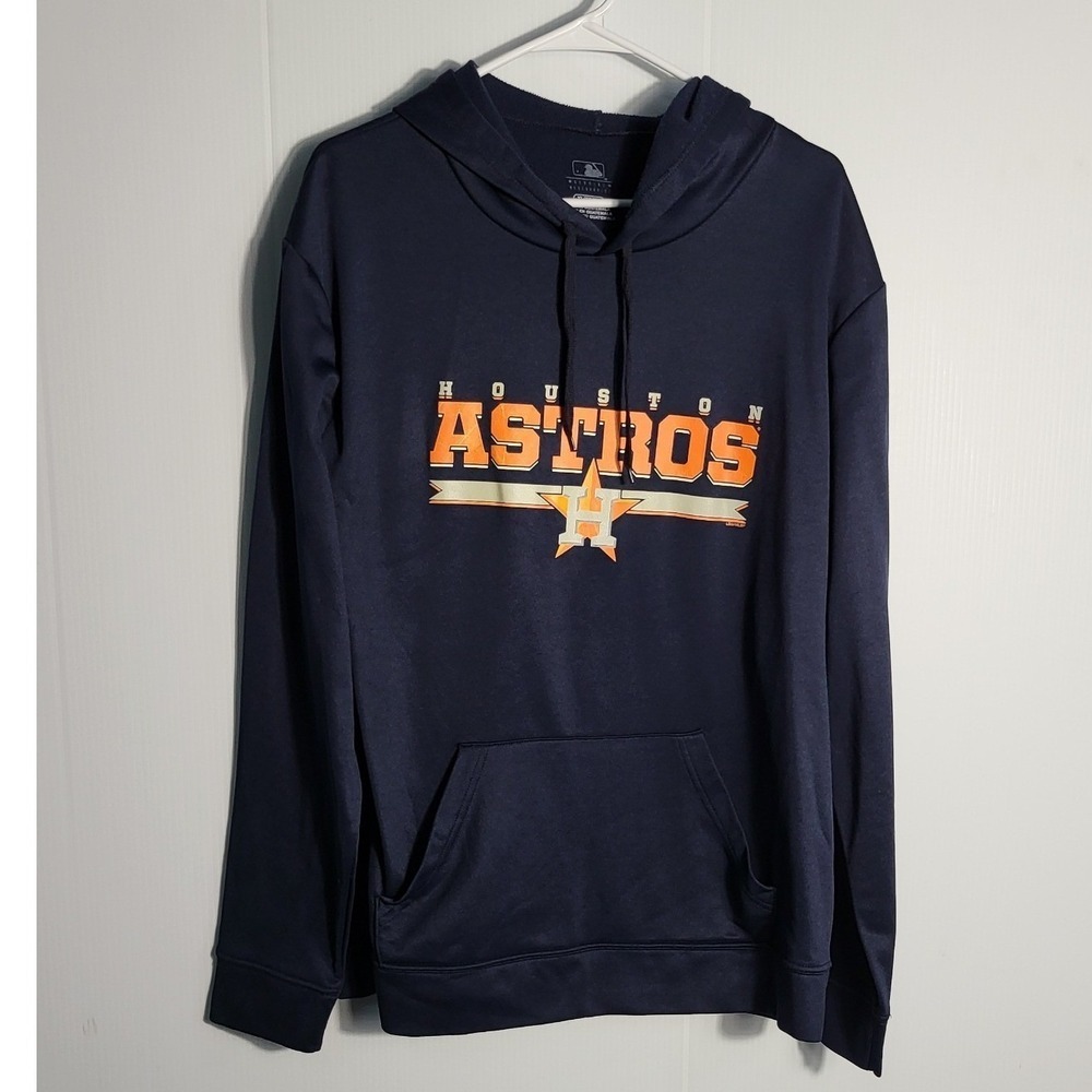 Mens Houston Astros Navy Blue MLB Hoodie Sweatshirt XL/XG Pullover